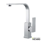 Μπαταρία Νεροχύτη Κουζίνας Kubo Chrome - Image 2