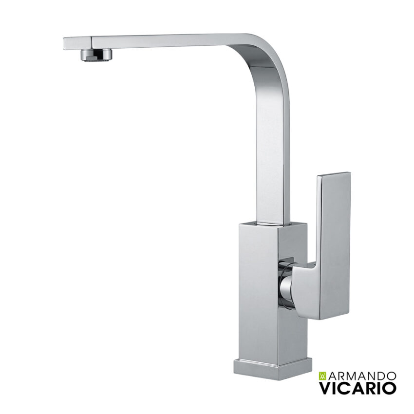 Μπαταρία Νεροχύτη Κουζίνας Kubo Chrome - Image 2