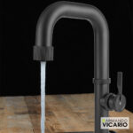 Μπαταρία Νεροχύτη Κουζίνας Raw Vicario Black Matt - Image 2