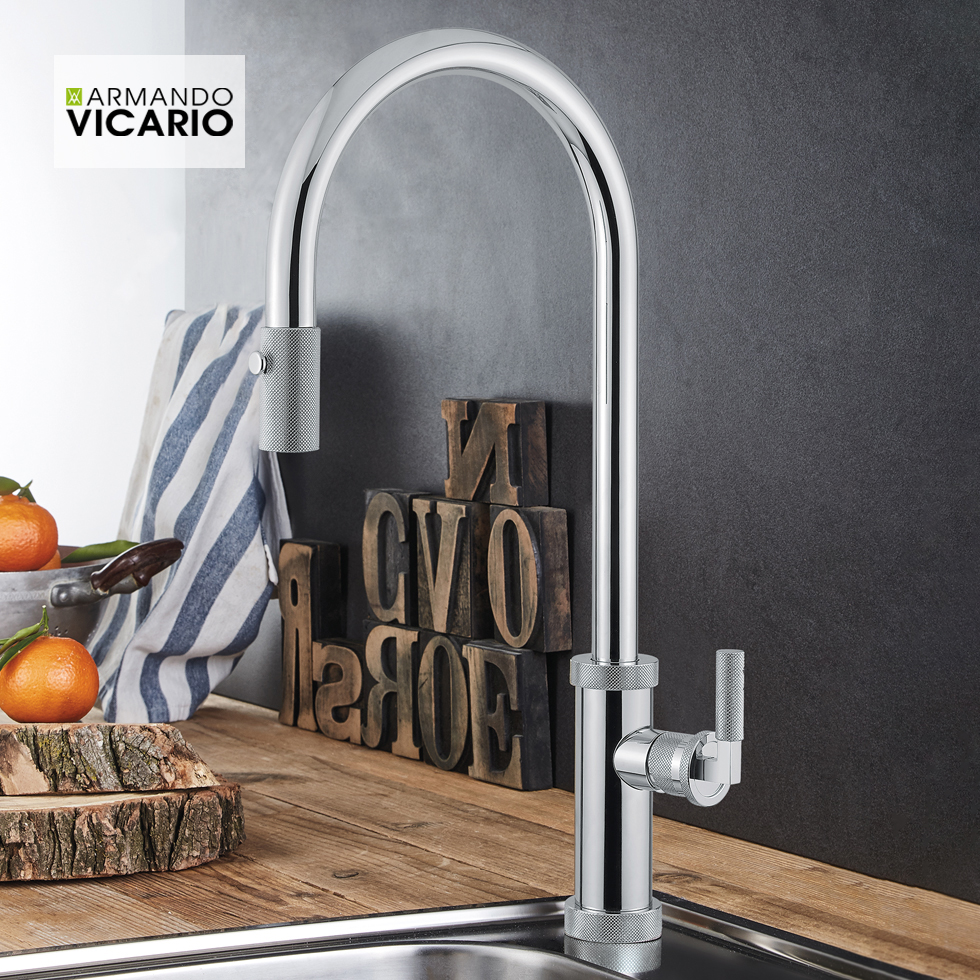 Μπαταρία Νεροχύτη Κουζίνας Urban Vicario Chrome Μπαταρία Νεροχύτη Κουζίνας Urban Vicario Chrome - Image 1