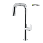 Μπαταρία Νεροχύτη Κουζίνας Eva Vicario Chrome