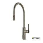 Μπαταρία Νεροχύτη Κουζίνας Lumiere Vicario Inox Finish