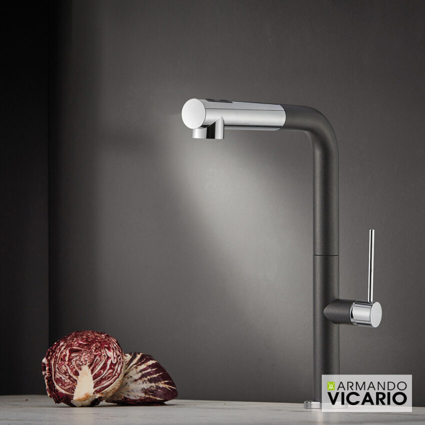 Μπαταρία Νεροχύτη Κουζίνας Tozo Chrome - Image 4