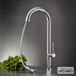 Μπαταρία Νεροχύτη Κουζίνας Tozo Chrome - Image 3