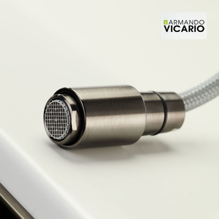 Μπαταρία Νεροχύτη Κουζίνας Tozo Black Brushed - Image 2