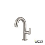 Μπαταρία Νιπτήρα με Βαλβίδα Clic-Clac Slim Vicario Inox
