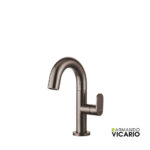 Μπαταρία Νιπτήρα με Βαλβίδα Clic-Clac Slim Vicario Black Brushed