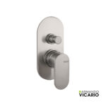 Μίκτης Εντοιχισμού 2 Εξόδων Slim Vicario Inox