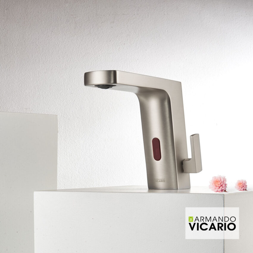 Μπαταρία Νιπτήρα Ηλεκτρονική (μπατ.) Sensi Vicario Inox - Image 2