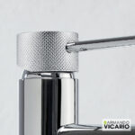 Μπαταρία Νιπτήρα με Βαλβίδα Clic-Clac Industrial Vicario Chrome - Image 2