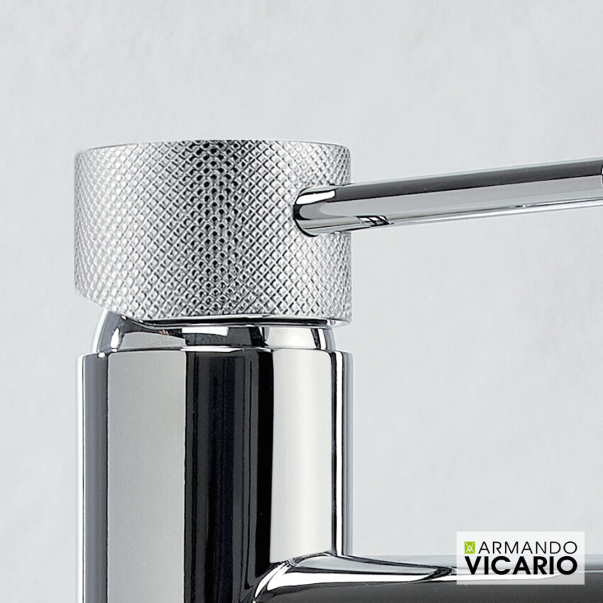 Μπαταρία Νιπτήρα με Βαλβίδα Clic-Clac Industrial Vicario Chrome - Image 2