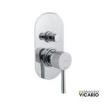 Μίκτης Εντοιχισμού 2 Εξόδων industrial Vicario Chrome - Image 2