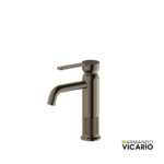 Μπαταρία Νιπτήρα με Βαλβίδα Clic-Clac Lumiere Vicario Black Brushed