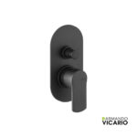 Μίκτης Εντοιχισμού 2 Εξόδων Glam Vicario Black Matt