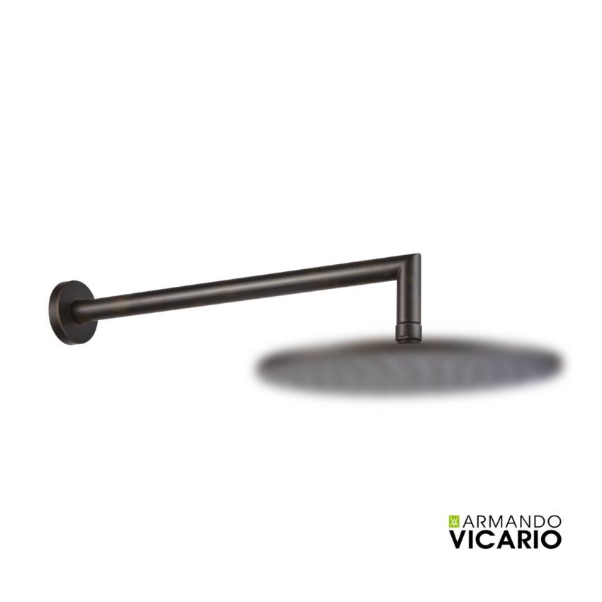 Βραχίονας Τοίχου Στρογγυλός 35εκ., Vicario Rusty Black - Image 2