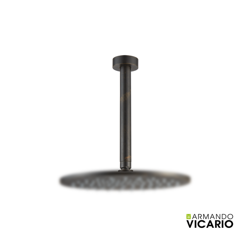 Βραχίονας Οροφής Στρογγυλός 20εκ. Vicario Rusty Black - Image 2