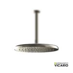 Κεφαλή Ντουζ Φ30 χωρίς μπράτσο Lumiere, Vicario Black Brushed - Image 2