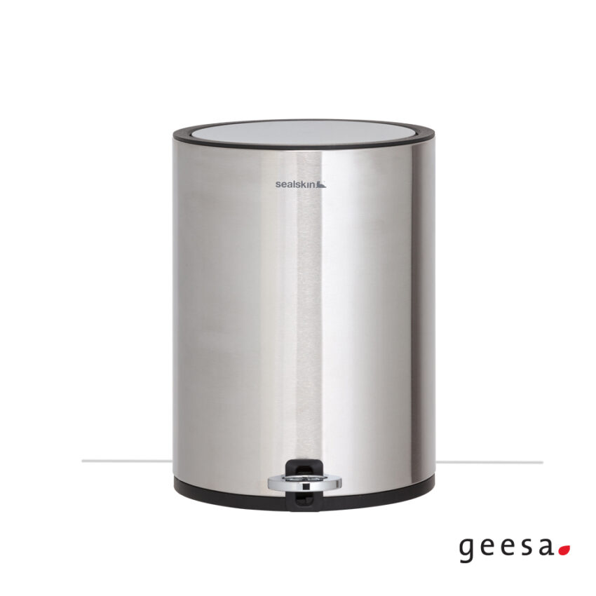 Χαρτοδοχείο Επιδαπέδιο 3l ανοξείδωτο Geesa Inox - Image 2