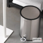 Χαρτοδοχείο Επιδαπέδιο 3l ανοξείδωτο Geesa Inox - Image 3