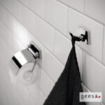 Χαρτοθήκη με Κάλυμμα Geesa Chrome - Image 2