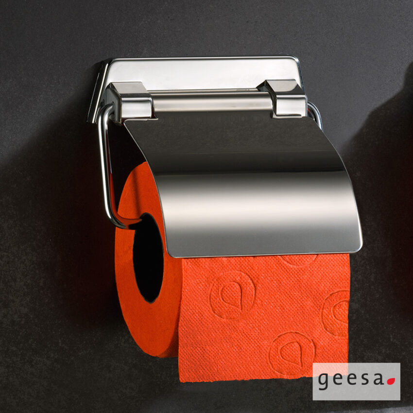 Χαρτοθήκη με Κάλυμμα Geesa Chrome - Image 3