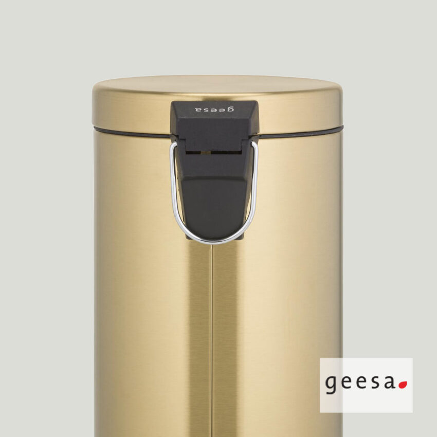 Χαρτοδοχείο Επιδαπέδιο 3l Geesa Inox PVD Brushed Gold - Image 3