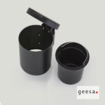 Χαρτοδοχείο Επίτοιχο 3l Geesa Black Matt - Image 3