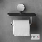 Xαρτοθήκη με Εταζέρα 18,5x12,9 εκ. OPAL Geesa Chrome - Image 2