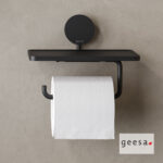 Xαρτοθήκη με Εταζέρα 18,5x12,9 εκ. OPAL Geesa Black Matt - Image 2