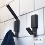 Άγκιστρο μπάνιου διπλό Frame Geesa Black Matt - Image 2