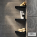 Εταζέρα Γωνιακή 23x17 εκ. Frame Geesa Black Matt - Image 2