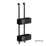 Μπουκαλοθήκη Διπλή 25x11,5 - h65 εκ. Frame Geesa Black Matt - Image 2