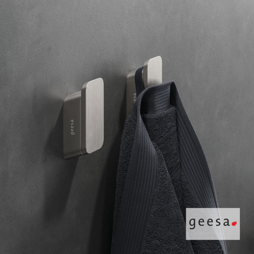 Άγκιστρο μπάνιου μονό medium Shift Geesa Inox - Image 2