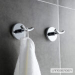 Άγκιστρο μπάνιου διπλό Langberger Chrome - Image 2