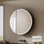 ΝΤΟΥΛΑΠΙ ΜΠΑΝΙΟΥ ROOT Φ70 ΜΕ ΦΩΤΙΖΟΜΕΝΟ ΚΑΘΡΕΠΤΗ LED