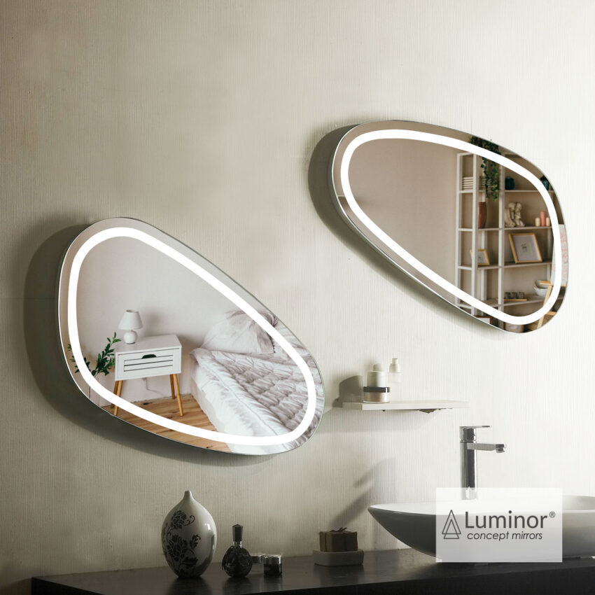 Καθρέπτης Μπάνιου JOKER 45x80 Luminor - Image 2