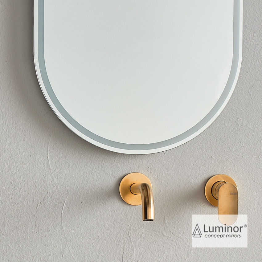 Καθρέπτης Μπάνιου SOLANO 45x100 Luminor - Image 2