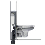 Επίτοιχο Καζανάκι εντοιχισμού χαμηλού ύψους Short h.78εκ. για κρεμαστή λεκάνη, WISA (8050452926G ), - Image 2