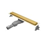 Επιδαπέδιο Κανάλι Ντουζιέρας 60cm, CORA Inox PVD Brushed Gold