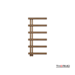 Θερμαινόμενη Πετσετοκρεμάστρα μπάνιου Inox ACCENT  100x50 Antique Brass