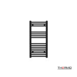 Θερμαινόμενη Πετσετοκρεμάστρα μπάνιου ALTO  80x40 Black Matt