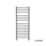 Θερμαινόμενη Πετσετοκρεμάστρα μπάνιου Inox BELLAVIA  120x50 Black Brushed PVD