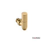 Βαλβίδες (σετ) για Θερμαινόμενη Πετσετοκρεμάστρα μπάνιου Brushed Brass(Gold) PVD