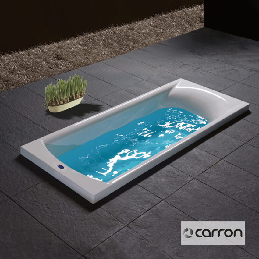 Μπανιέρα Ακρυλική Caronite DELTA 1400x700, Carron Bath White - Image 3