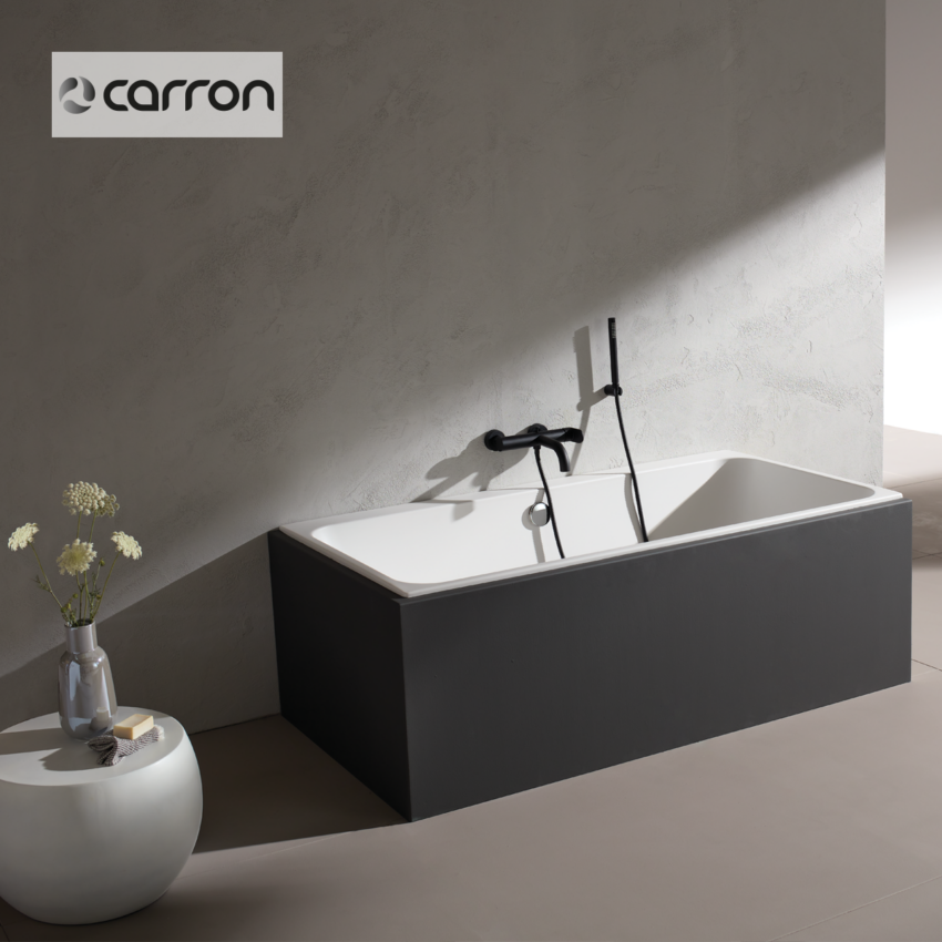 Μπανιέρα Ακρυλική Caronite PROFILE DUO LOW RIM 1700x750, Carron Bath White Matt - Image 2