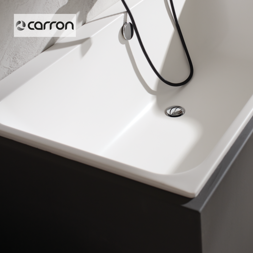 Μπανιέρα Ακρυλική Caronite PROFILE DUO LOW RIM 1700x750, Carron Bath White Matt - Image 3