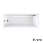 Μπανιέρα Ακρυλική CLARISSA 130x70 Sirene White
