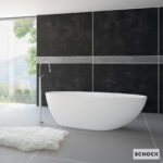 Μπανιέρα Ελεύθερης Τοποθέτησης CLIFF Freestanding 170x85, SCHOCK White Matt - Image 2