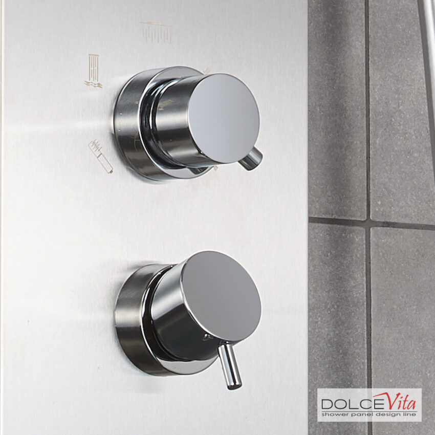 Στήλη Ντουζ ELITE 5 εξοδων με μίκτη Inox - Image 4