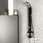 Στήλη Ντουζ IDEA με μίκτη Black Matt